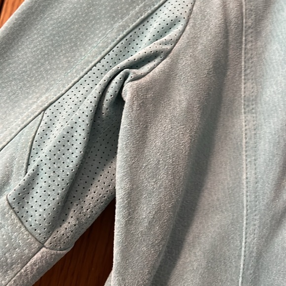 Vintage Leather Suede Zip front jacket - Picture 7 of 11